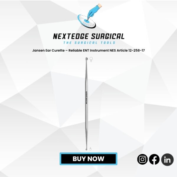 Jansen Ear Curette – Reliable ENT Instrument NES Article 12-258-17