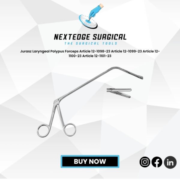 Jurasz Laryngeal Polypus Forceps Article 12-1098-23 Article 12-1099-23 Article 12-1100-23 Article 12-1101-23