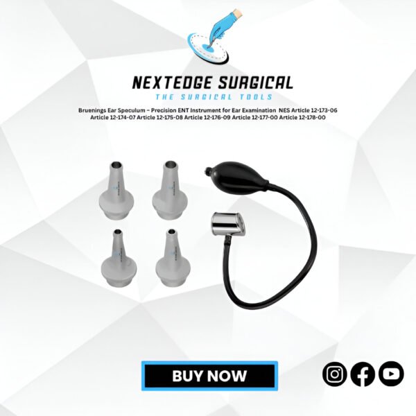 Bruenings Ear Speculum – Precision ENT Instrument for Ear Examination NES Article 12-173-06 Article 12-174-07 Article 12-175-08 Article 12-176-09 Article 12-177-00 Article 12-178-00