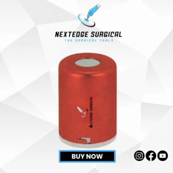 Aluminium cotton dispensers, with internal spring, in 5 colours ø 55 x 75 mm Article NES-786-4592