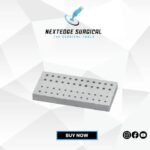 Aluminium low mill holders 48 holes FG/CA (small and big burs) Article NES-786-4478