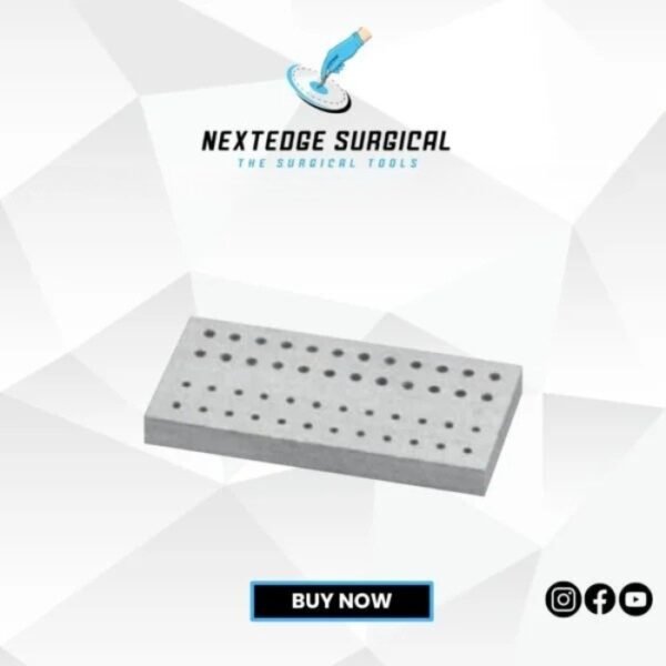 Aluminium low mill holders 48 holes FG/CA (small and big burs) Article NES-786-4478