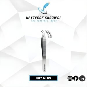 Adson 7×7 Curved Tissue Forceps 7×7 Teeth Article NES-786-1315