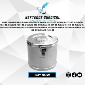 STERILIZING DRUM Article NES 16-131-00 Article 16-132-00 Article 16-133-00 Article 16-134-00 Article 16-135-00 Article16-136-00 Article 16-137-00 Article 16-138-00 Article 16-139-00 Article 16-140-00 Article 16-141-00 Article 16-142-00 Article 16-143-00 Article 16-144-00 Article16-145-00