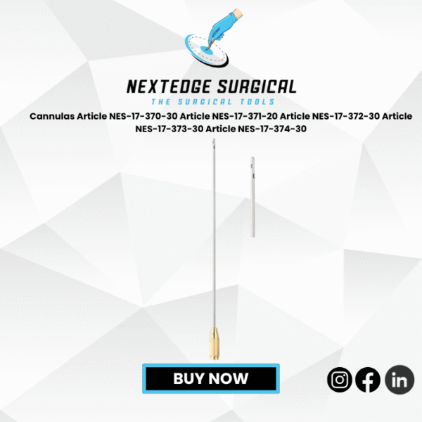 Cannulas Article NES-17-370-30 Article NES-17-371-20 Article NES-17-372-30 Article NES-17-373-30 Article NES-17-374-30