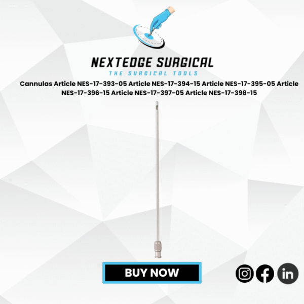 Cannulas Article NES-17-393-05 Article NES-17-394-15 Article NES-17-395-05 Article NES-17-396-15 Article NES-17-397-05 Article NES-17-398-15