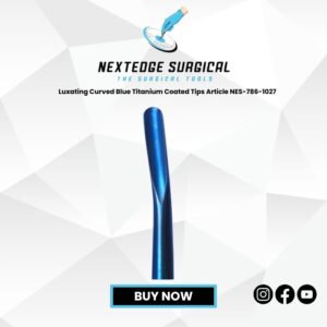 Luxating Curved Blue Titanium Coated Tips Article NES-786-1027