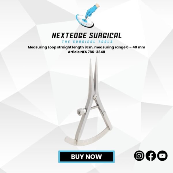 Measuring Loop straight length 9cm, measuring range 0 – 40 mm Article NES 786-3848