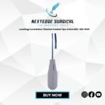 Luxating Curved Blue Titanium Coated Tips Article NES-786-1049