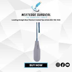 Luxating Straight Blue Titanium Coated Tips Article NES-786-1046