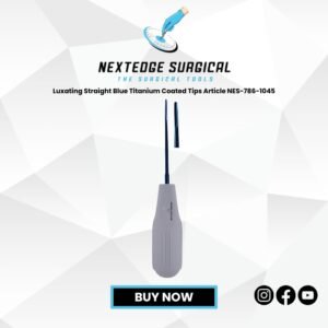 Luxating Straight Blue Titanium Coated Tips Article NES-786-1045