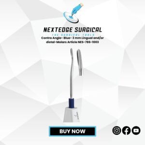 Contra Angle- Blue- 3 mm Lingual and/or distal-Molars Article NES-786-1003