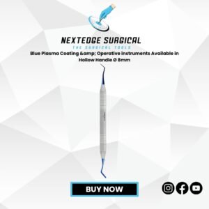 Blue Plasma Coating & Operative instruments Available in Hollow Handle Ø 8mm Article NES-786-1838