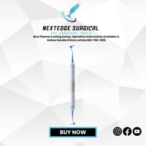 Blue Plasma Coating & Operative instruments Available in Hollow Handle Ø 8mm Article NES-786-1828