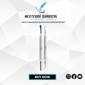 Set of 2 Composite Blue Tip Instruments Article NES 786-3926