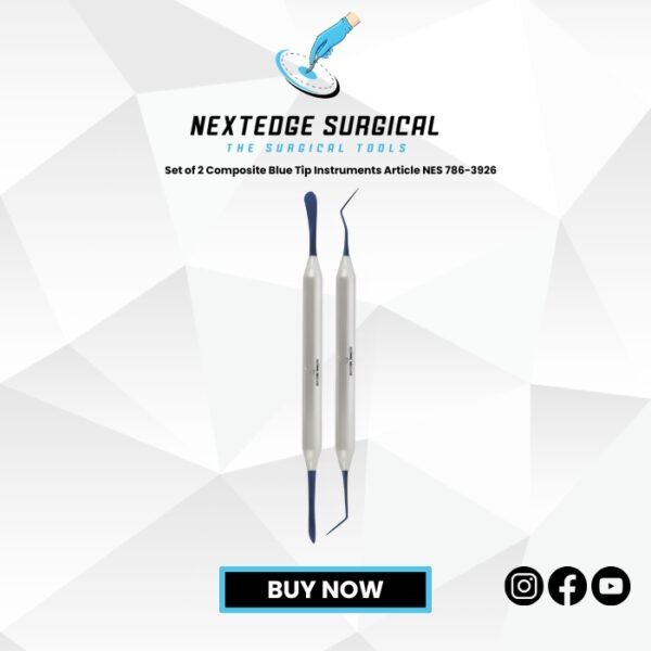 Set of 2 Composite Blue Tip Instruments Article NES 786-3926