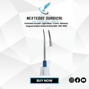 Inverted Curved- Light Blue- 3 mm- General, Lingual and/or Distal Article NES-786-1002