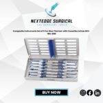 Composite Instruments Set of 6 Pcs Blue Titanium with Cassettes Article NES-786-2199