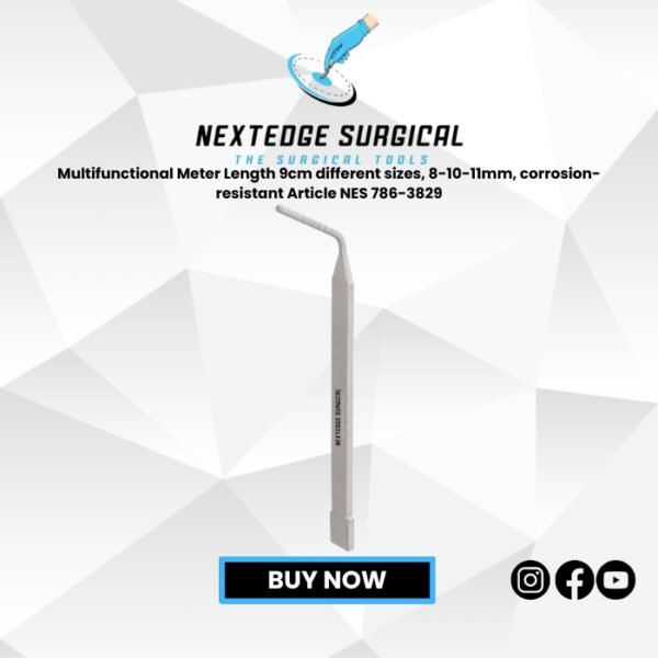 Multifunctional Meter Length 9cm different sizes, 8-10-11mm, corrosion-resistant Article NES 786-3829