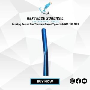 Luxating Curved Blue Titanium Coated Tips Article NES-786-1025