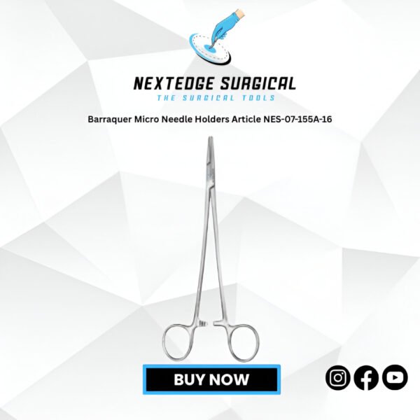 Barraquer Micro Needle Holders Article NES-07-155A-16