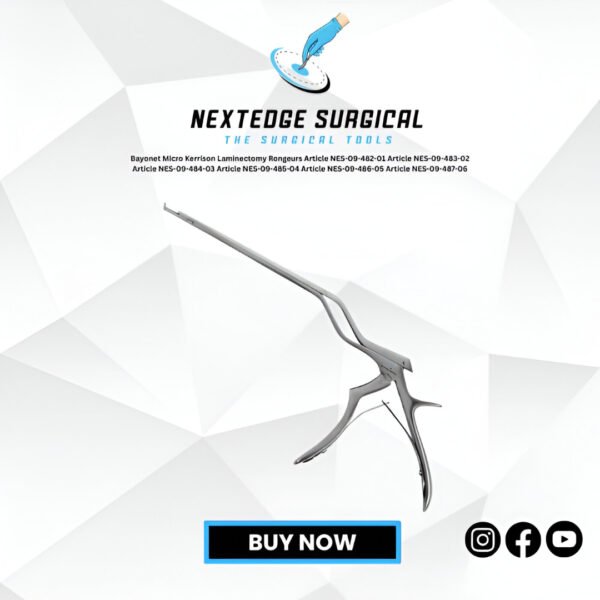 Bayonet Micro Kerrison Laminectomy Rongeurs Article NES-09-482-01 Article NES-09-483-02 Article NES-09-484-03 Article NES-09-485-04 Article NES-09-486-05 Article NES-09-487-06