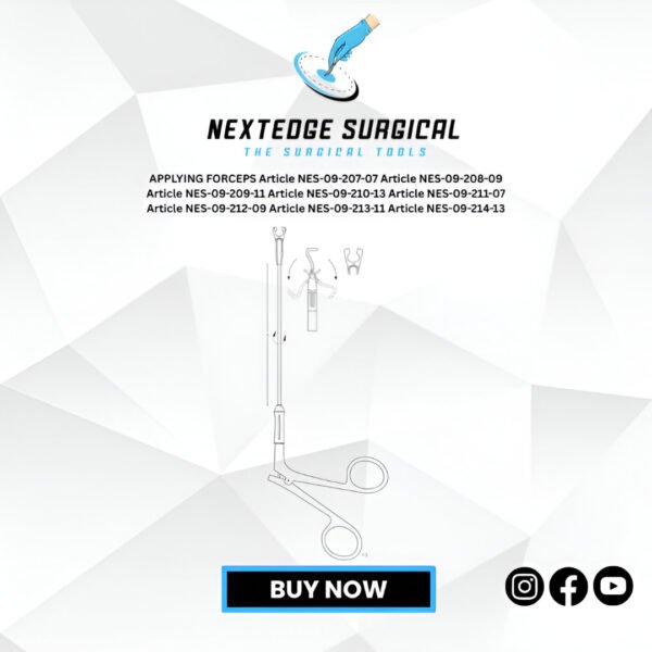 APPLYING FORCEPS Article NES-09-207-07 Article NES-09-208-09 Article NES-09-209-11 Article NES-09-210-13 Article NES-09-211-07 Article NES-09-212-09 Article NES-09-213-11 Article NES-09-214-13