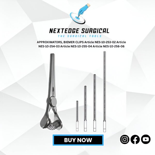 APPROXIMATORS, BIEMER CLIPS Article NES-10-253-02 Article NES-10-254-03 Article NES-10-255-04 Article NES-10-256-06