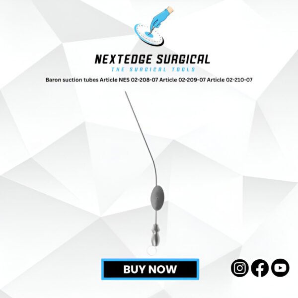 Baron suction tubes Article NES 02-208-07 Article 02-209-07 Article 02-210-07