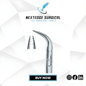 90° Angled Root Forceps “Fish-Hook” Serrations Upper Atraumatic Extraction NES - Article 786-263