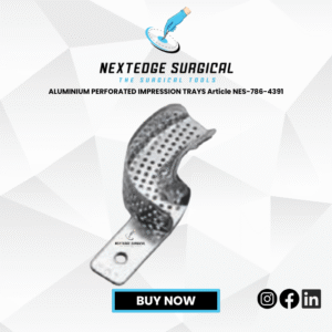 ALUMINIUM PERFORATED IMPRESSION TRAYS Article NES-786-4391