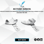 EHRICKE STAINLESS STEEL IMPRESSION TRAYS Kit Edentulous jaws Only available in kit 6 pcs Article NES-786-4394